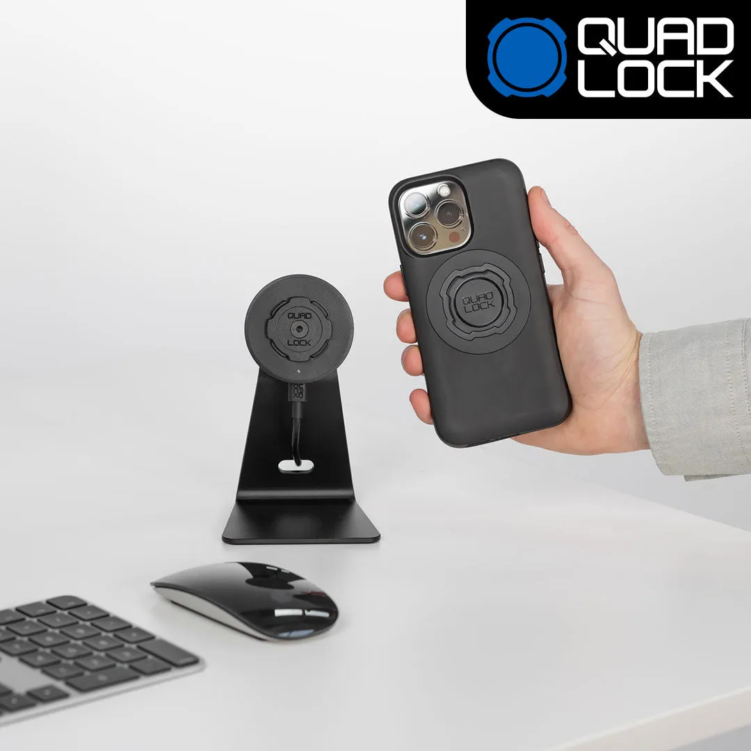 Quad Lock kit scrivania iPhone supporto + ricarica wireless