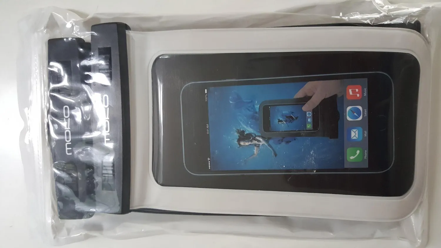MoKo Custodia Impermeabile Telefono 2 Pezzi IPX8 fino 7 pollici