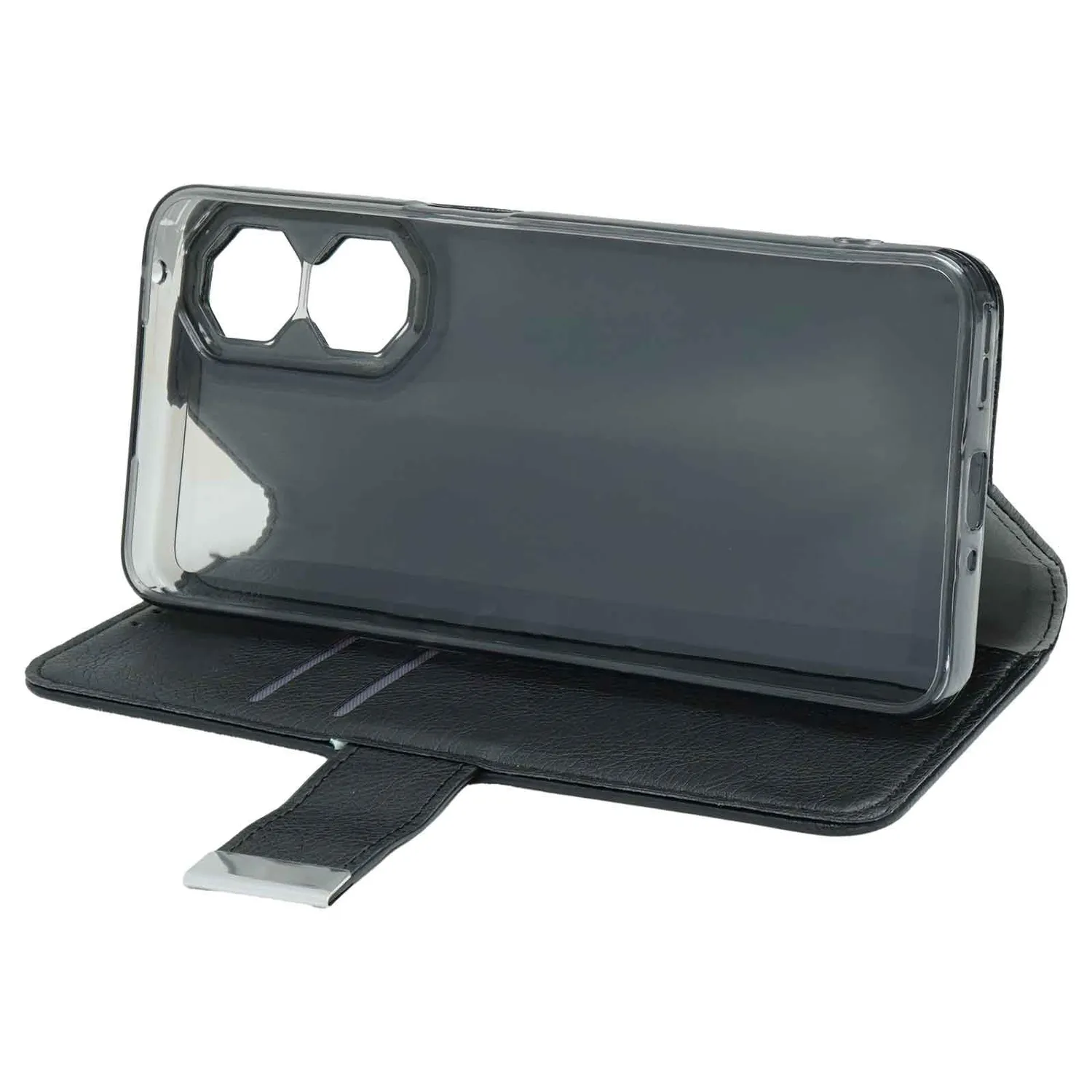 caseroxx Bookstyle custodia a libro Nubia Neo 2 5G nera carte