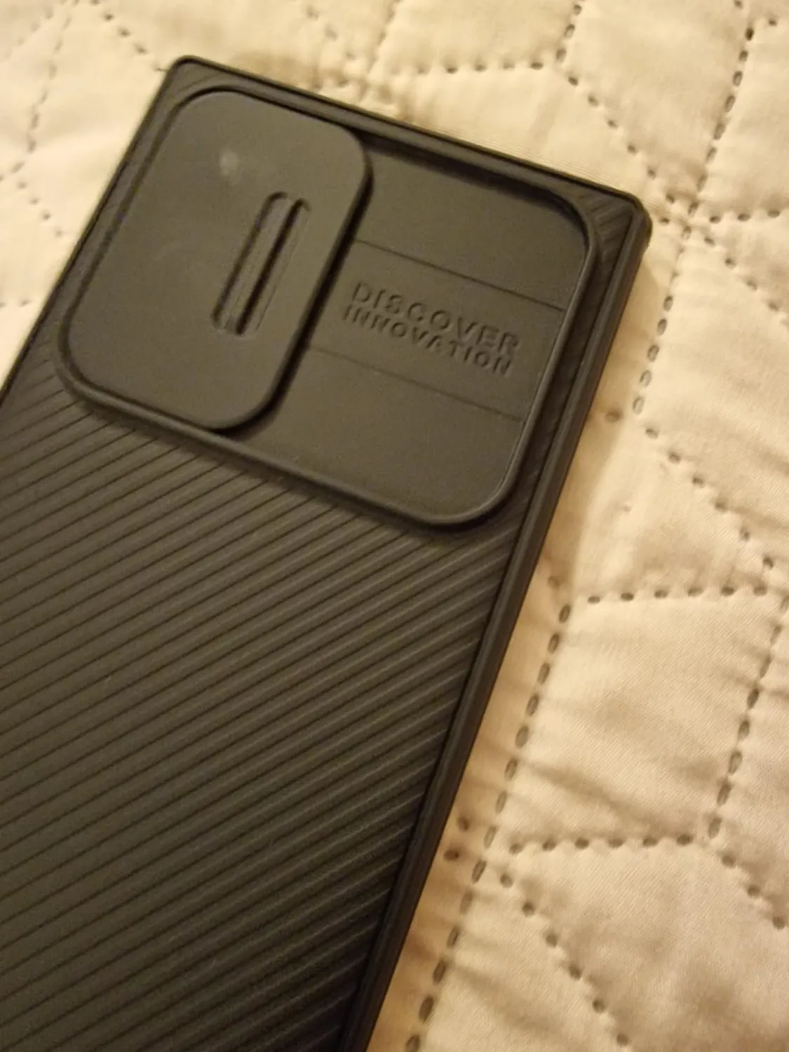 CloudValley Cover Galaxy S22 Ultra Camera Scorrevole nera slim