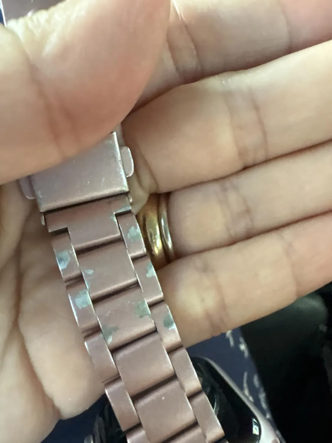 MoKo Cinturino Acciaio Sottile Apple Watch Luce delle Stelle