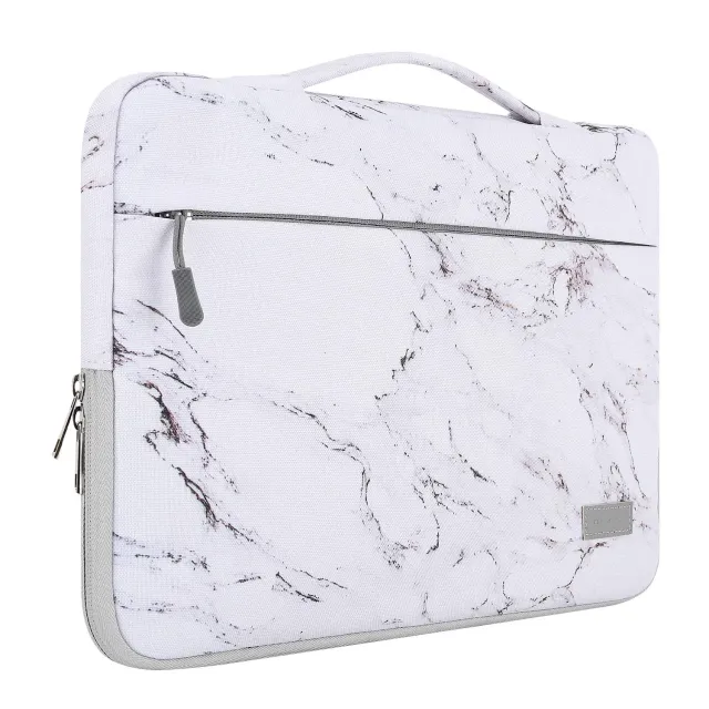 MoKo Borsa Laptop 13,3" Marmo con Maniglia e Tasca