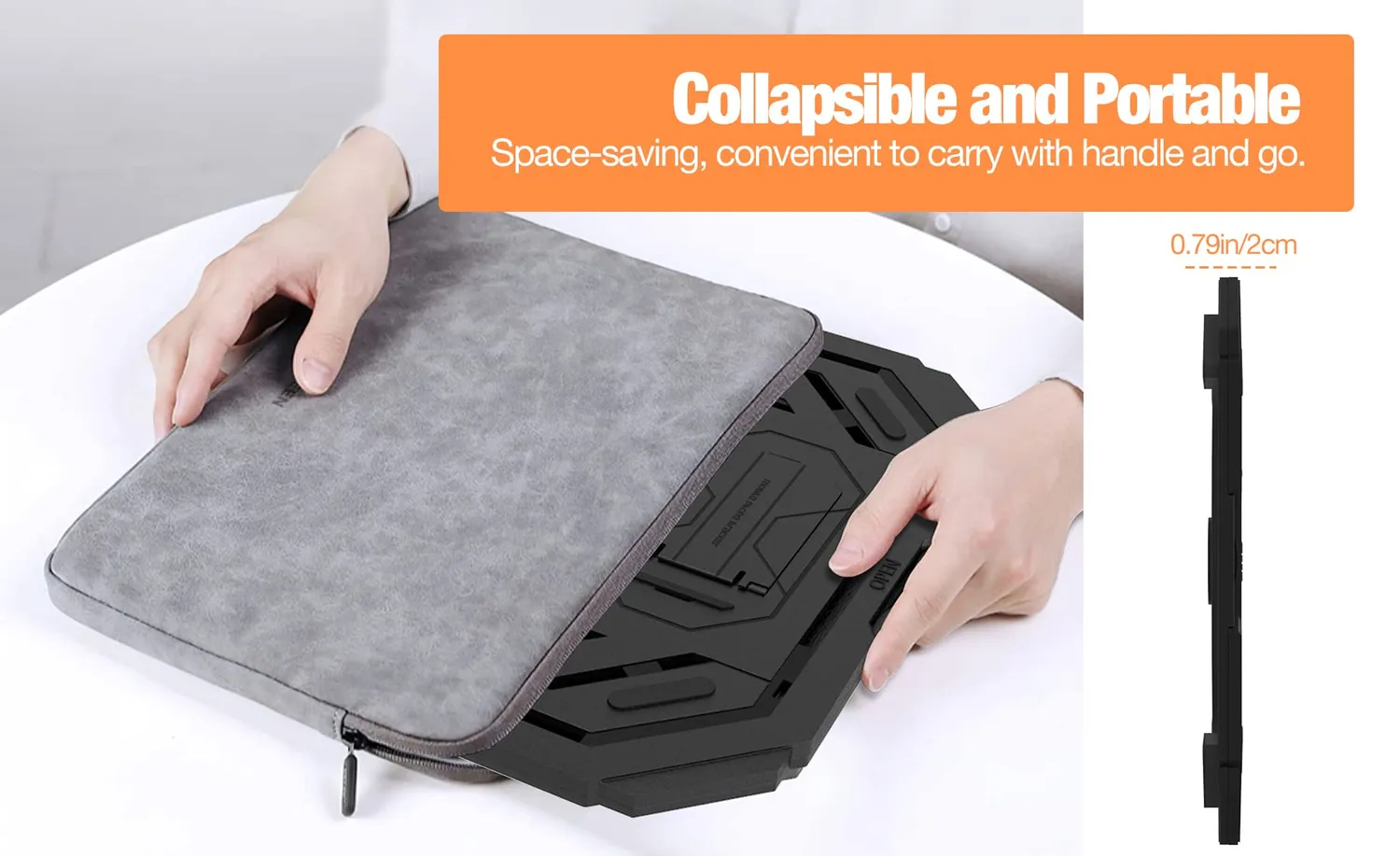 MoKo Supporto Tablet 12-17 Pollici da Scrivania nero regolabile