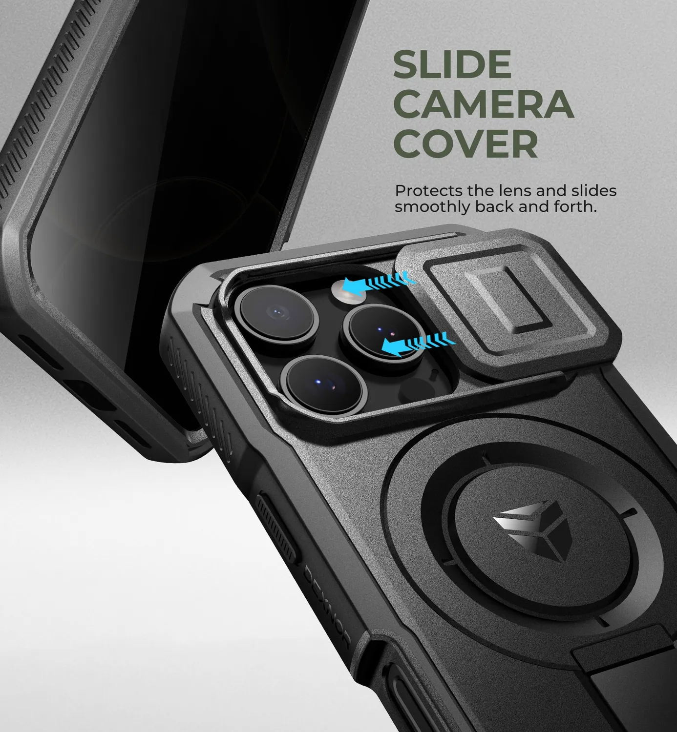 Dexnor cover iPhone 16 Pro MagSafe nero privacy