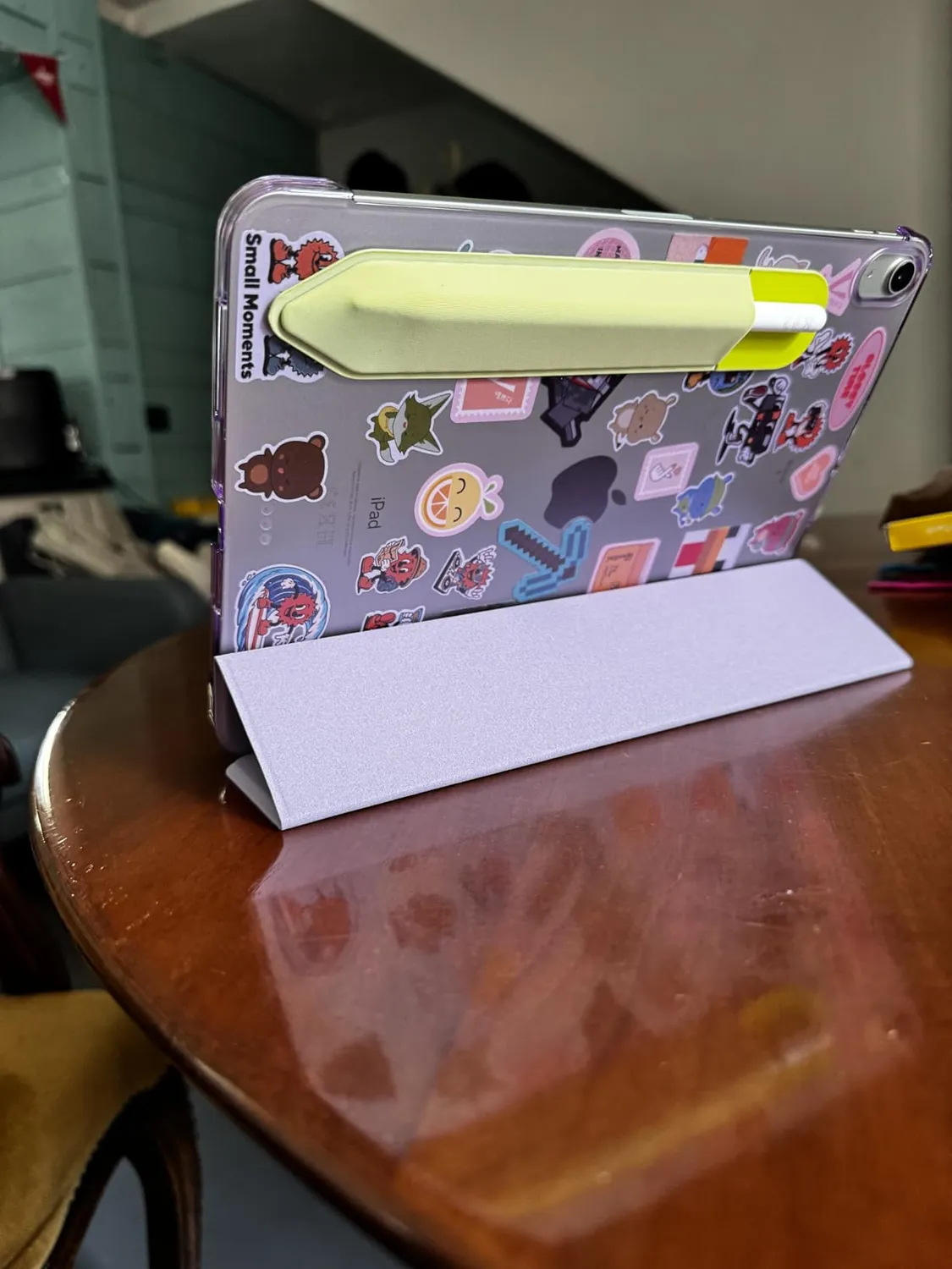 MoKo Apple Pencil Pro USB-C porta penna grigio scuro adesivo