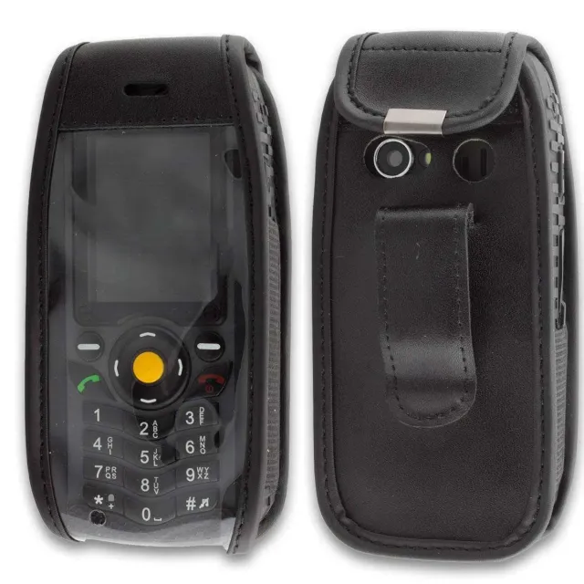 caseroxx Cat B25 custodia cintura pelle nera