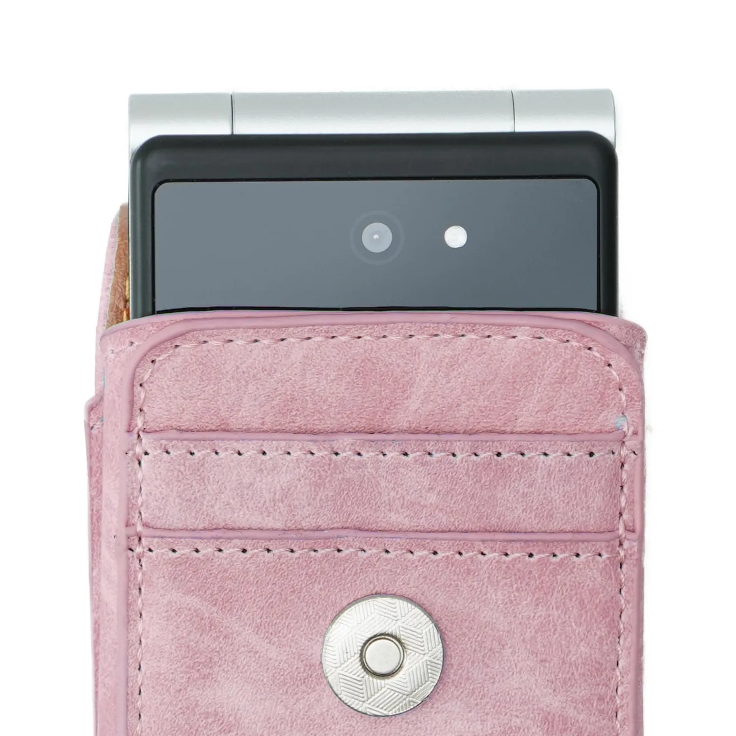 caseroxx borsa pelle MyPhone Tango 2 LTE rosa cintura