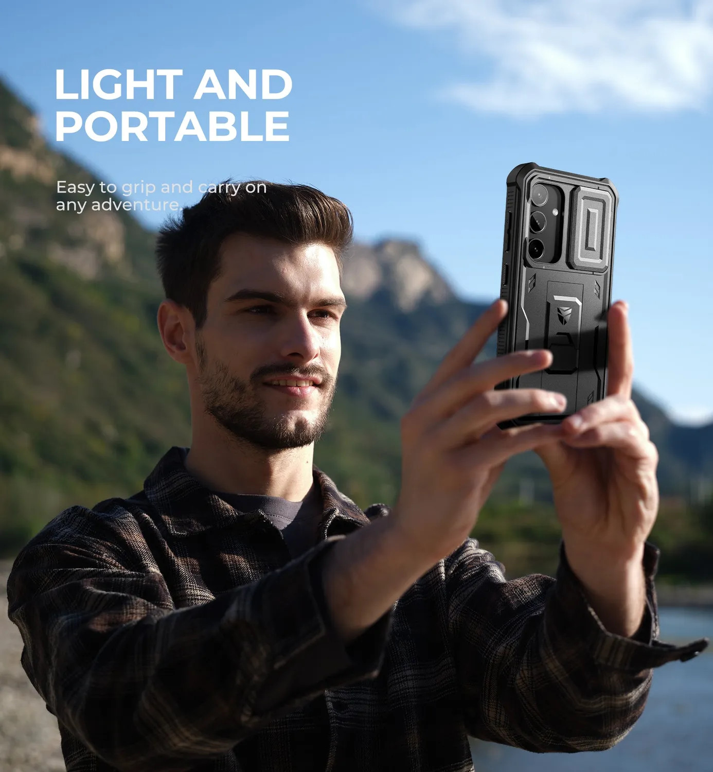 Dexnor Galaxy S24 cover nera antiurto camera slide