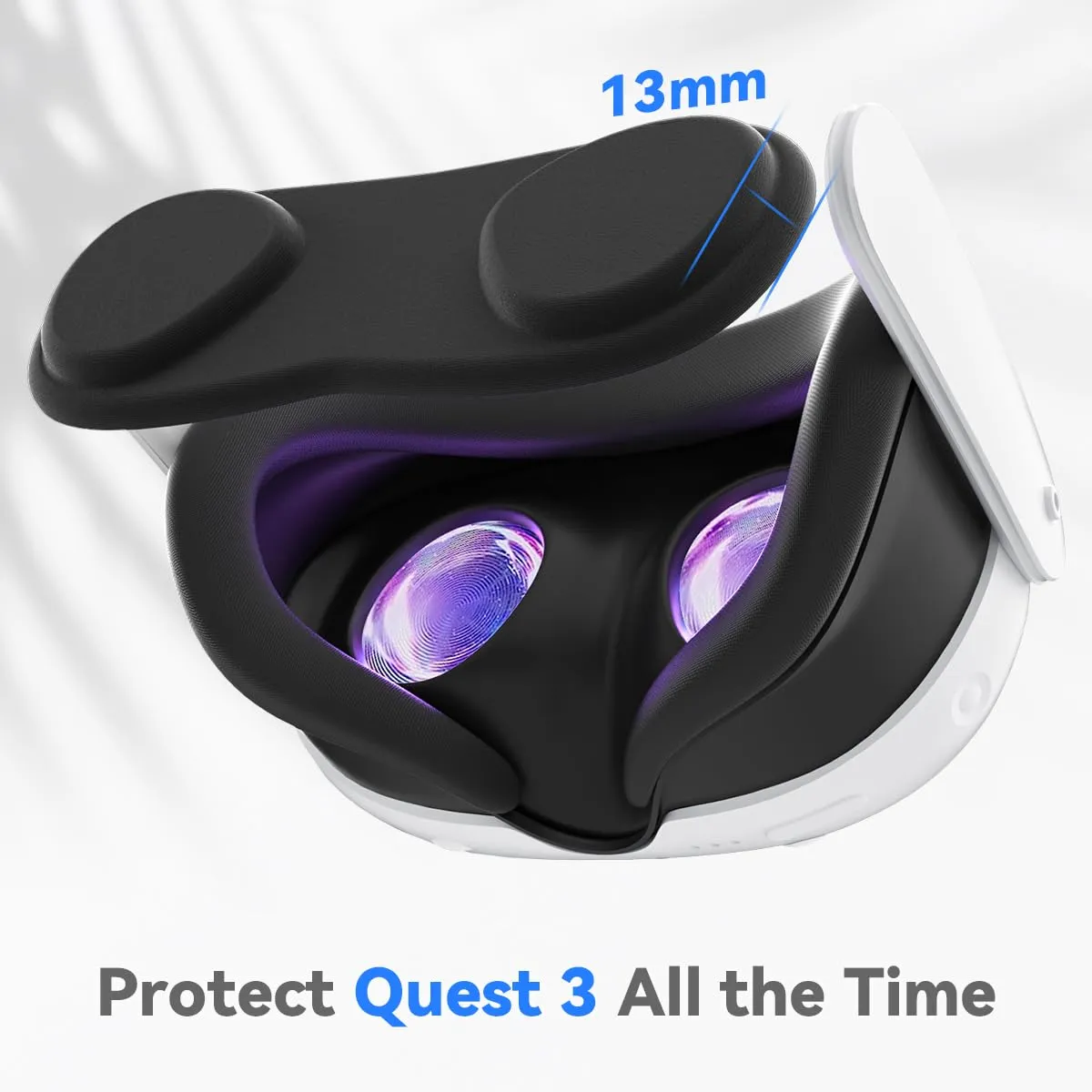 CloudValley Protezione Lenti Meta Quest 3 Vetro+Cover 2+1 HD