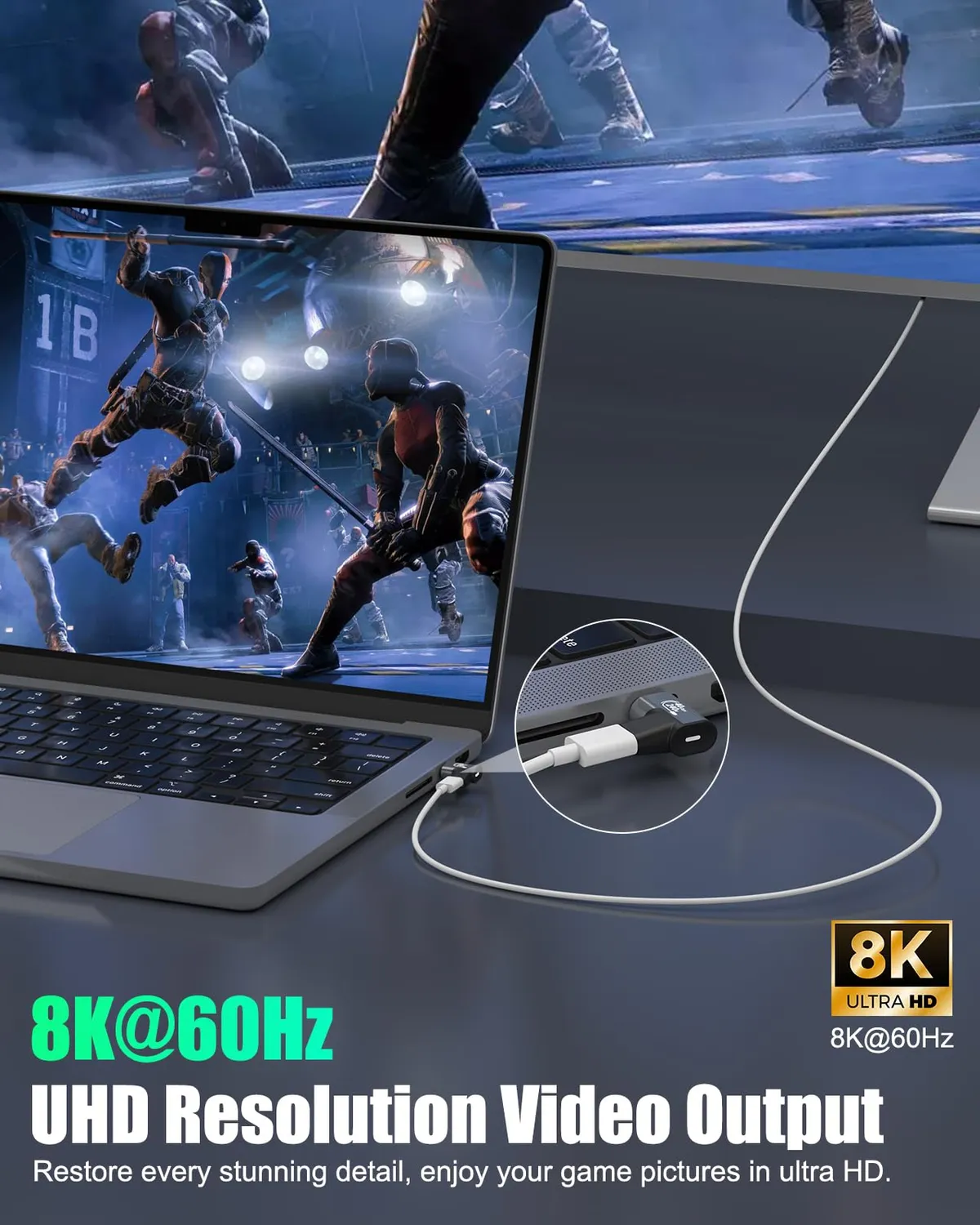 MoKo Adattatore Magnetico USB C 90° 240W 2 Pezzi