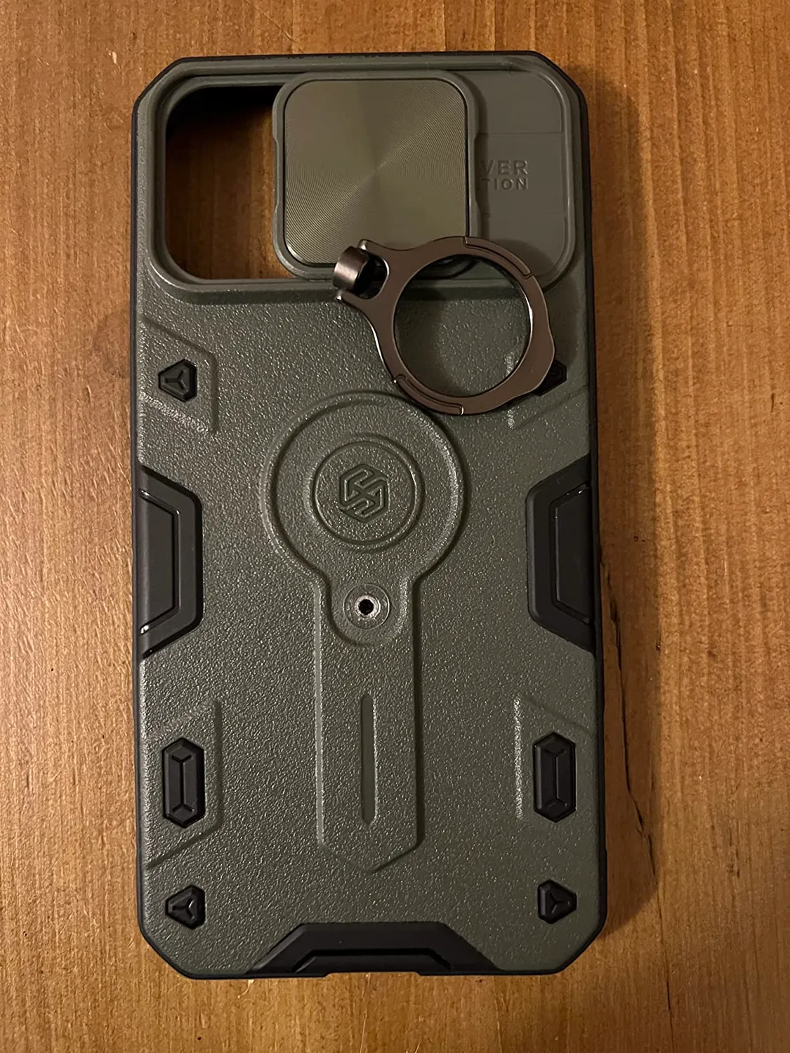 CloudValley Cover iPhone 13 Pro Max con Anello Nero