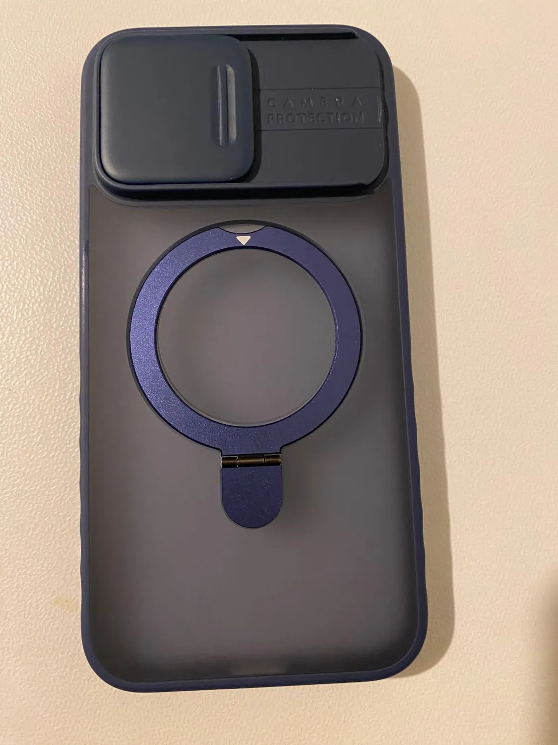 CloudValley Cover per iPhone 15 Pro Max blu opaco MagSafe
