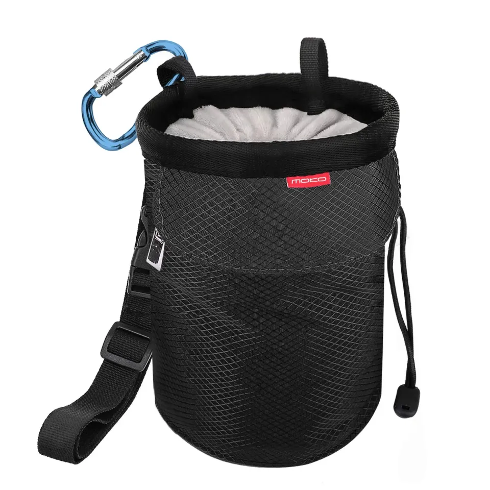 MoKo Borsa Magnesio Arrampicata Nera con Cintura