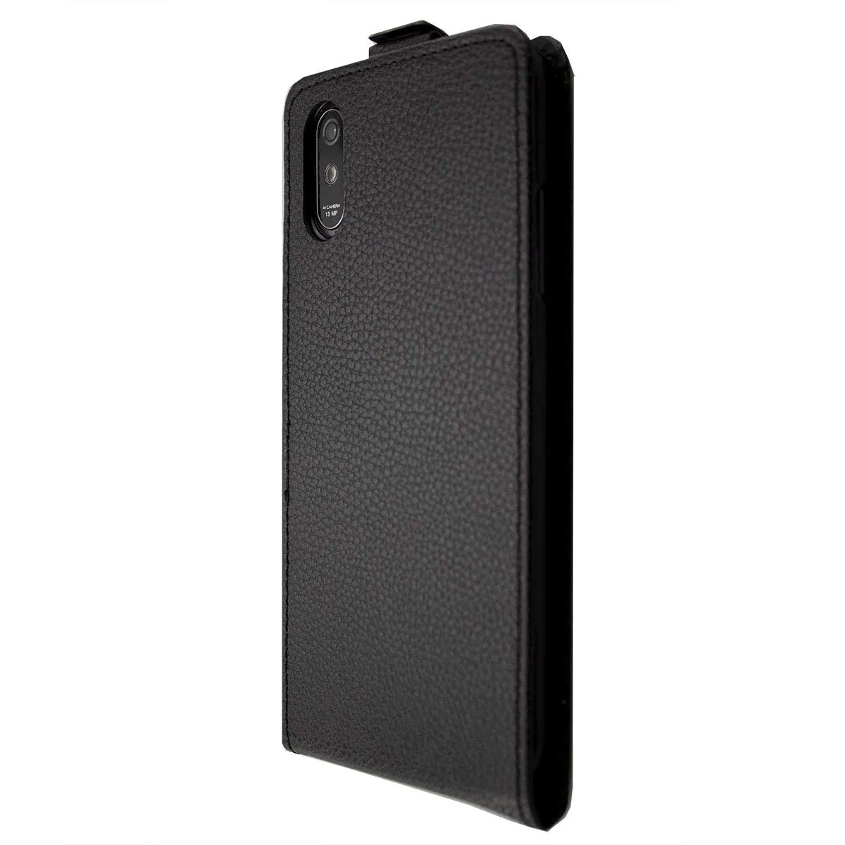 caseroxx Flip Cover Neffos C9 Max custodia nera