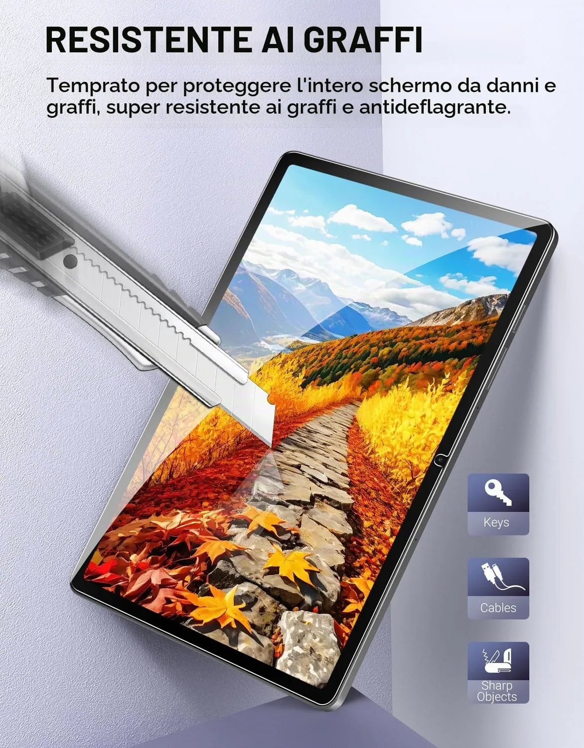 MoKo Galaxy Tab S10 Lite pellicola vetro 2 pezzi 9H