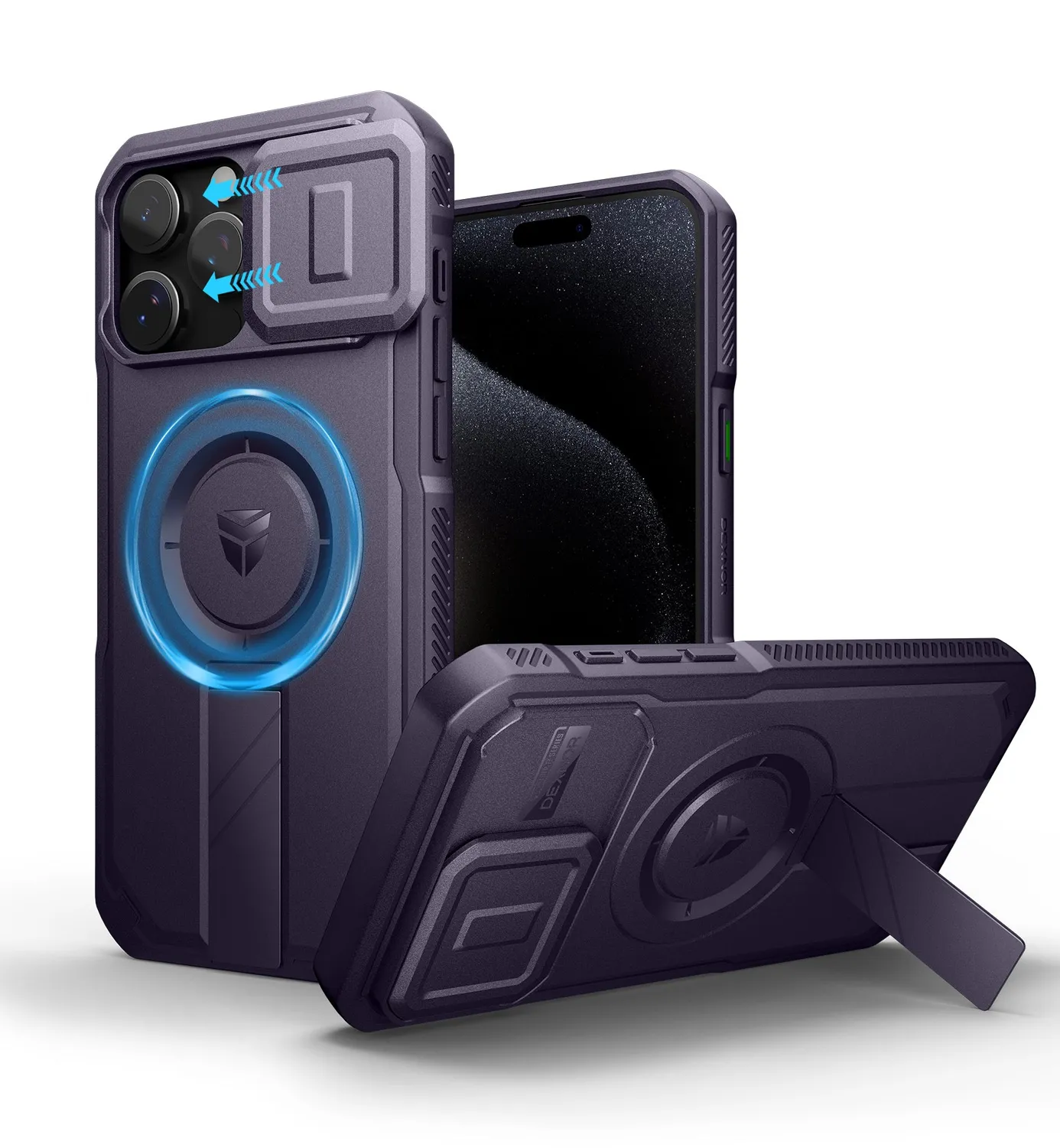 Dexnor cover iPhone 15 Pro Max nera MagSafe
