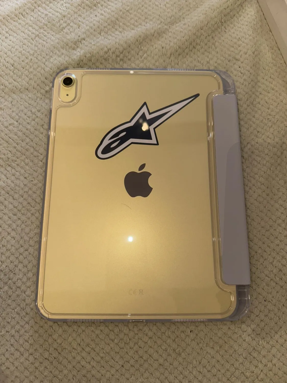 MoKo Cover iPad A16 11/10 Gen 11/10.9" Argento Trasparente