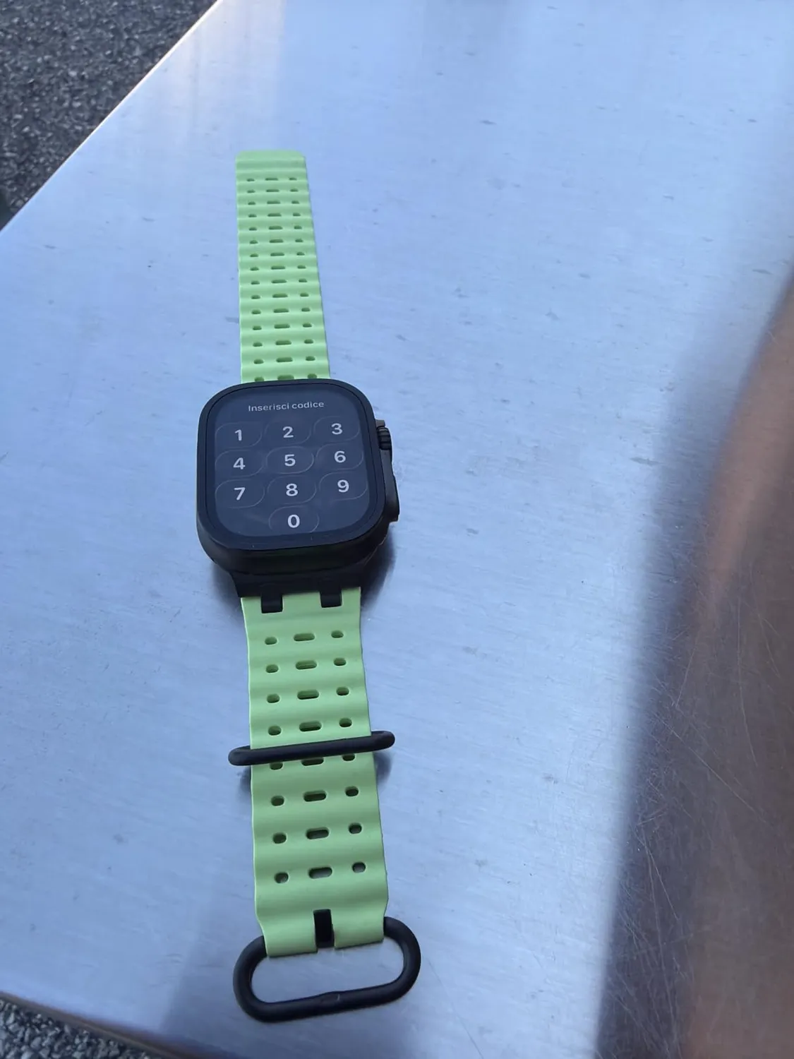 MoKo Ocean Apple Watch 49mm cinturino nero impermeabile