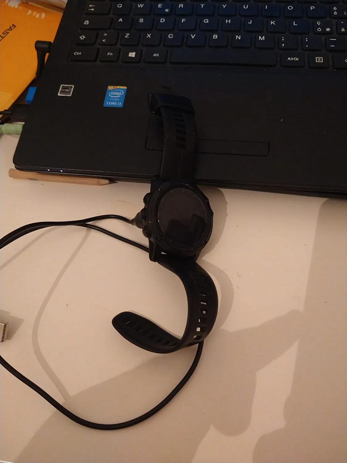 MoKo Cavo Ricarica Garmin Fenix Forerunner Venu nero 1m USB