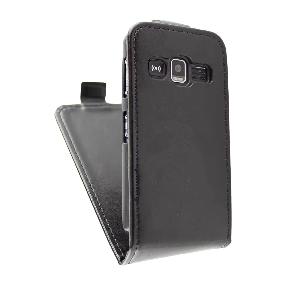 caseroxx Flip Cover Easyfone Prime-A7 custodia nera