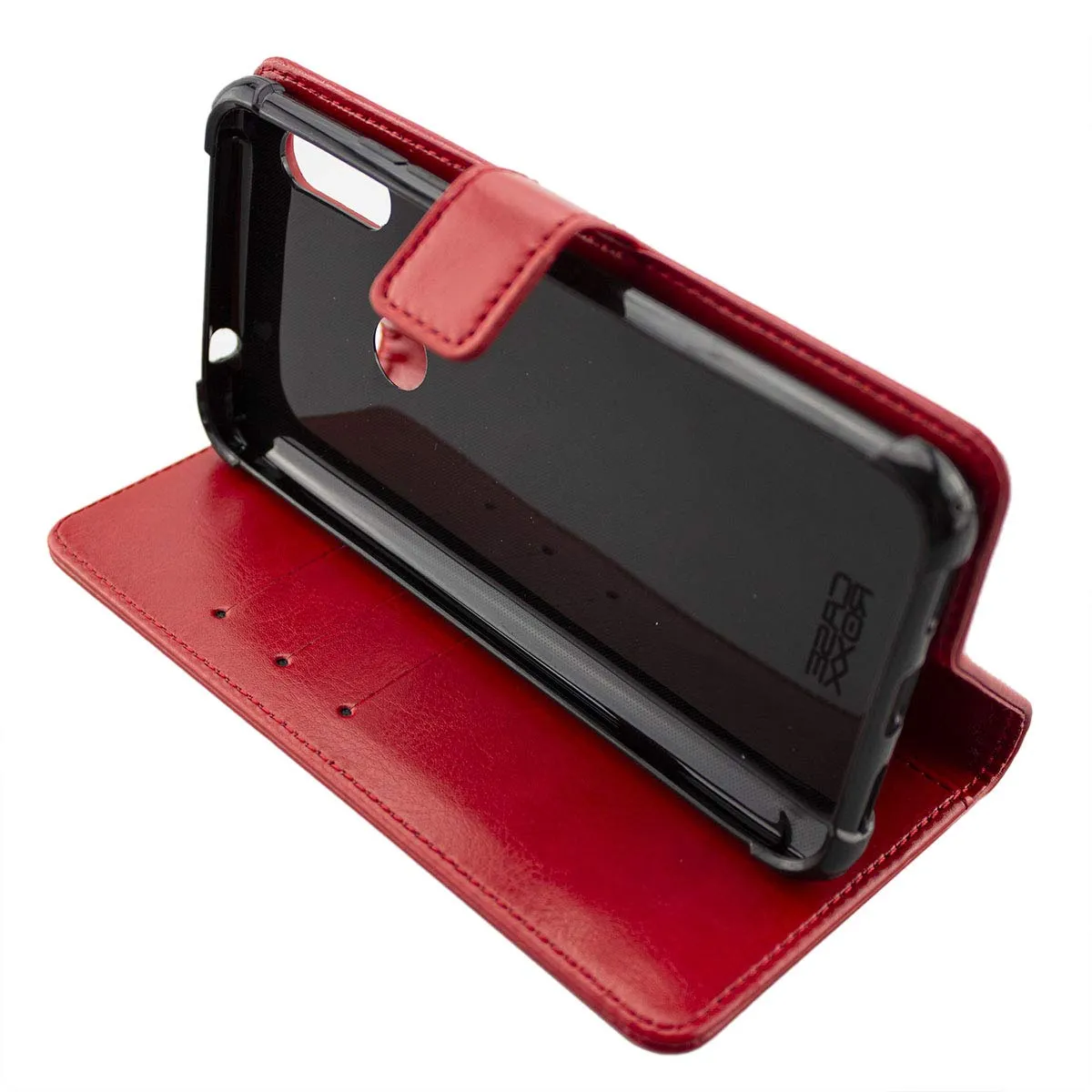 caseroxx Bookstyle cover Gigaset GS190 rossa portafoglio