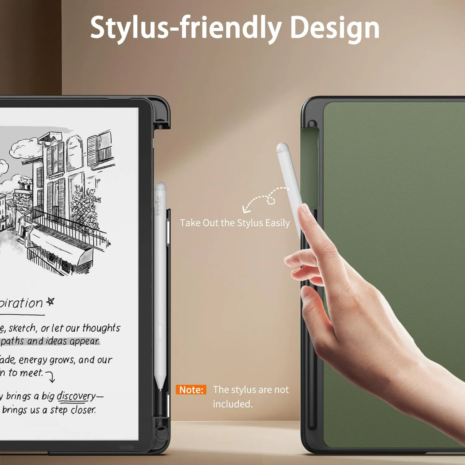 MoKo Custodia Kindle Scribe 11" Cover Celadon Sottile
