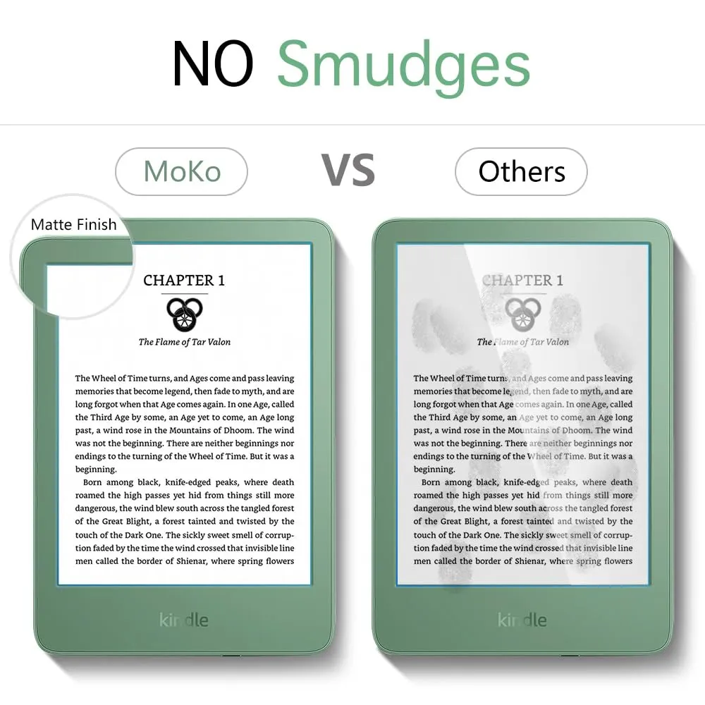 MoKo Pellicola Anti-Riflesso Kindle 11ª Gen 6" 2 Pezzi opaca