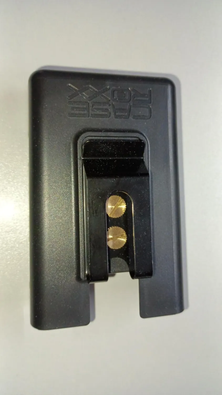 caseroxx Tetra-Pager TPG2200 custodia Motorola Advisor nero clip