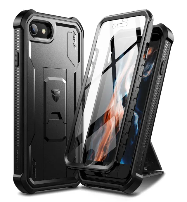 Dexnor Cover iPhone SE 2022 3 Gen Nera Corazzata