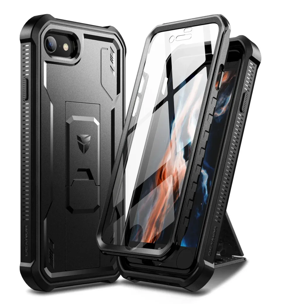 Dexnor Cover iPhone SE 2022 3 Gen Nera Corazzata