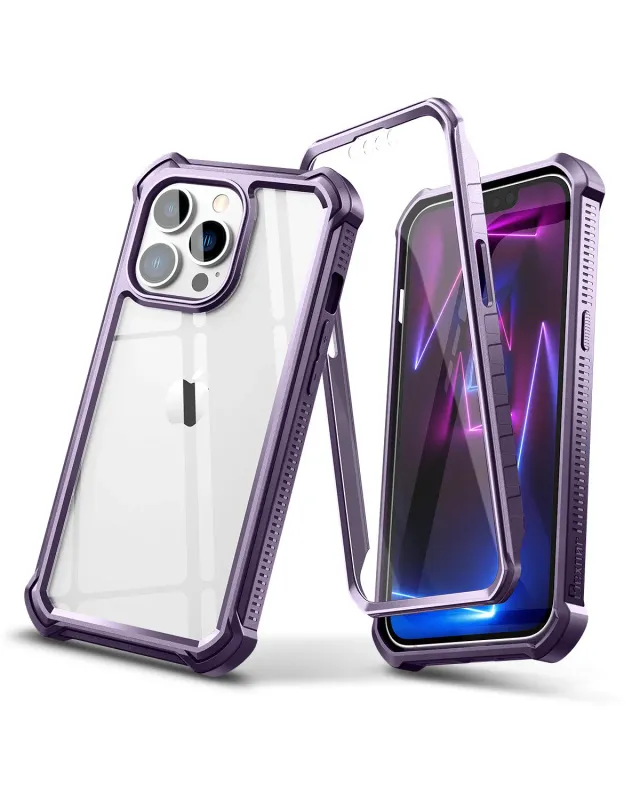 Dexnor iPhone 13 Pro Max custodia viola integrale