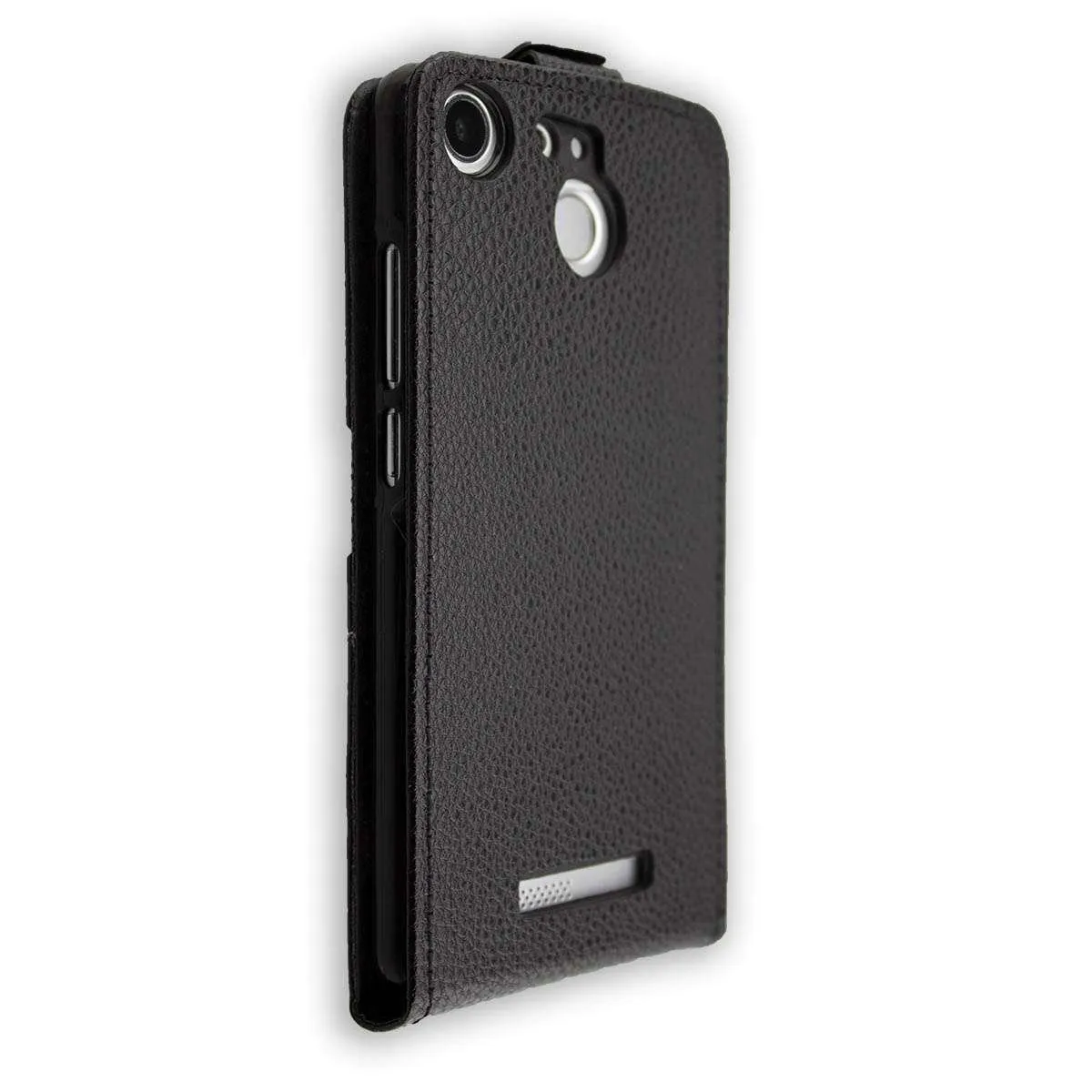 caseroxx Bush D4 5 Inch flip cover nero magnetica
