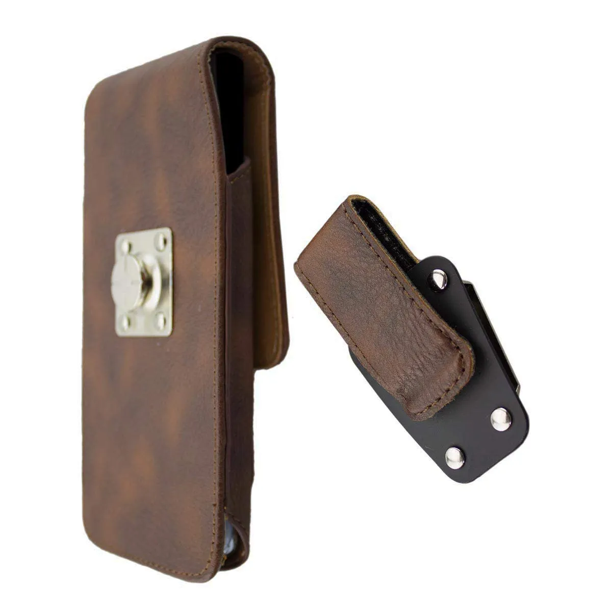 caseroxx Outdoor custodia Cat S42 marrone con clip cintura