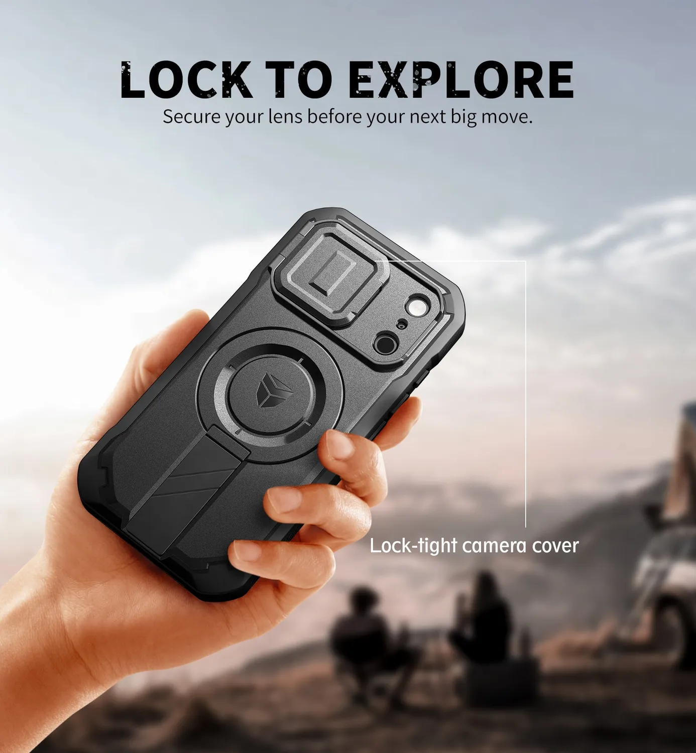 Dexnor iPhone 17 Pro cover nera magnetica antiurto