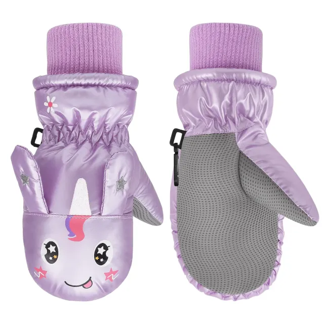MoKo guanti invernali bambini pile impermeabili 2-4 anni