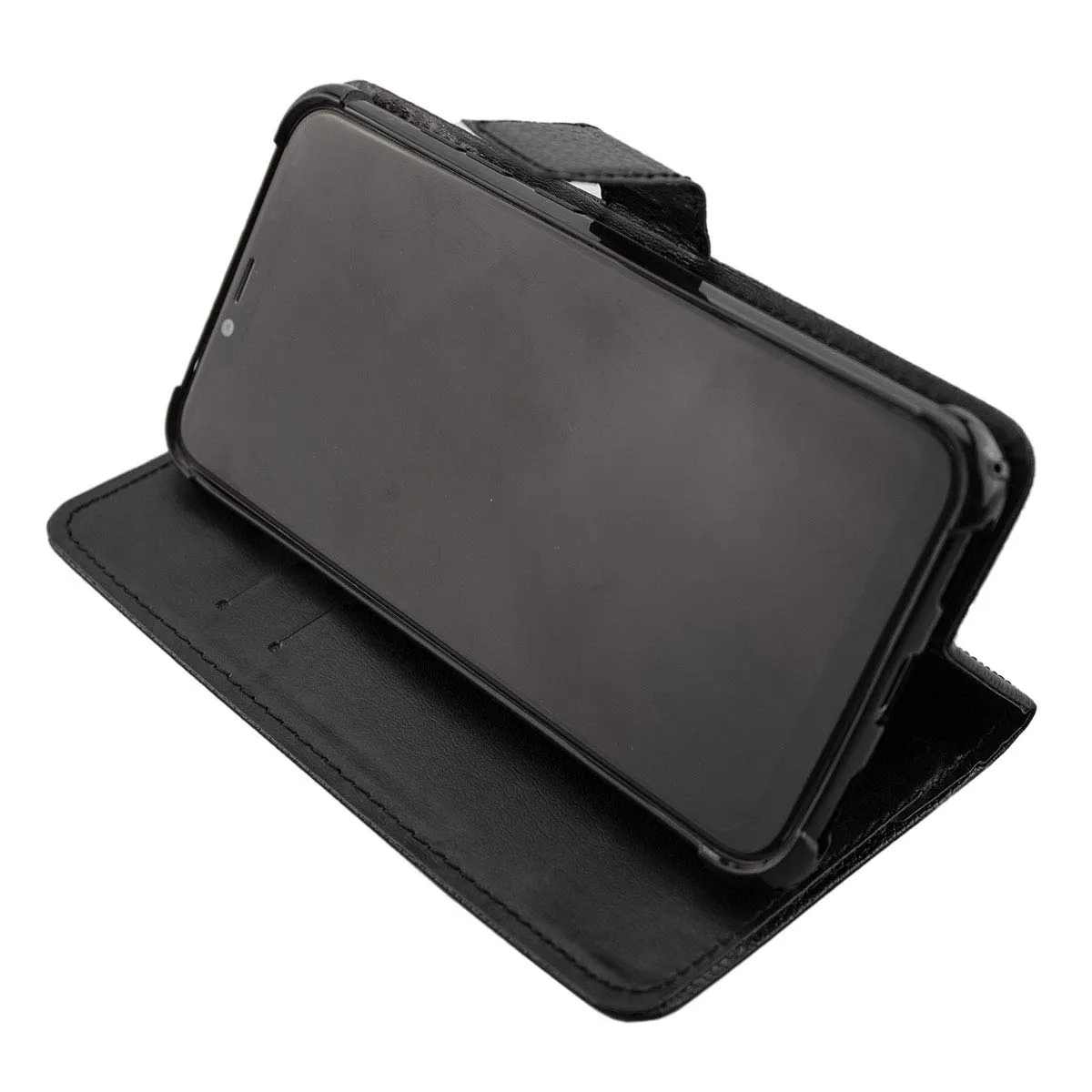 caseroxx Bookstyle custodia portafoglio Gigaset GS195 nera