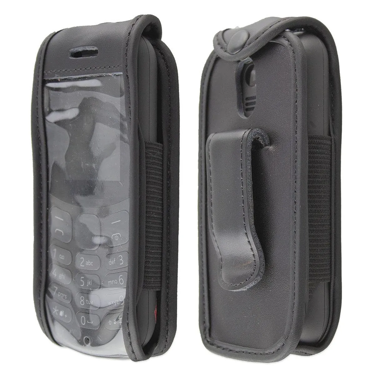 caseroxx fondina Nokia 130 2017 vera pelle nera
