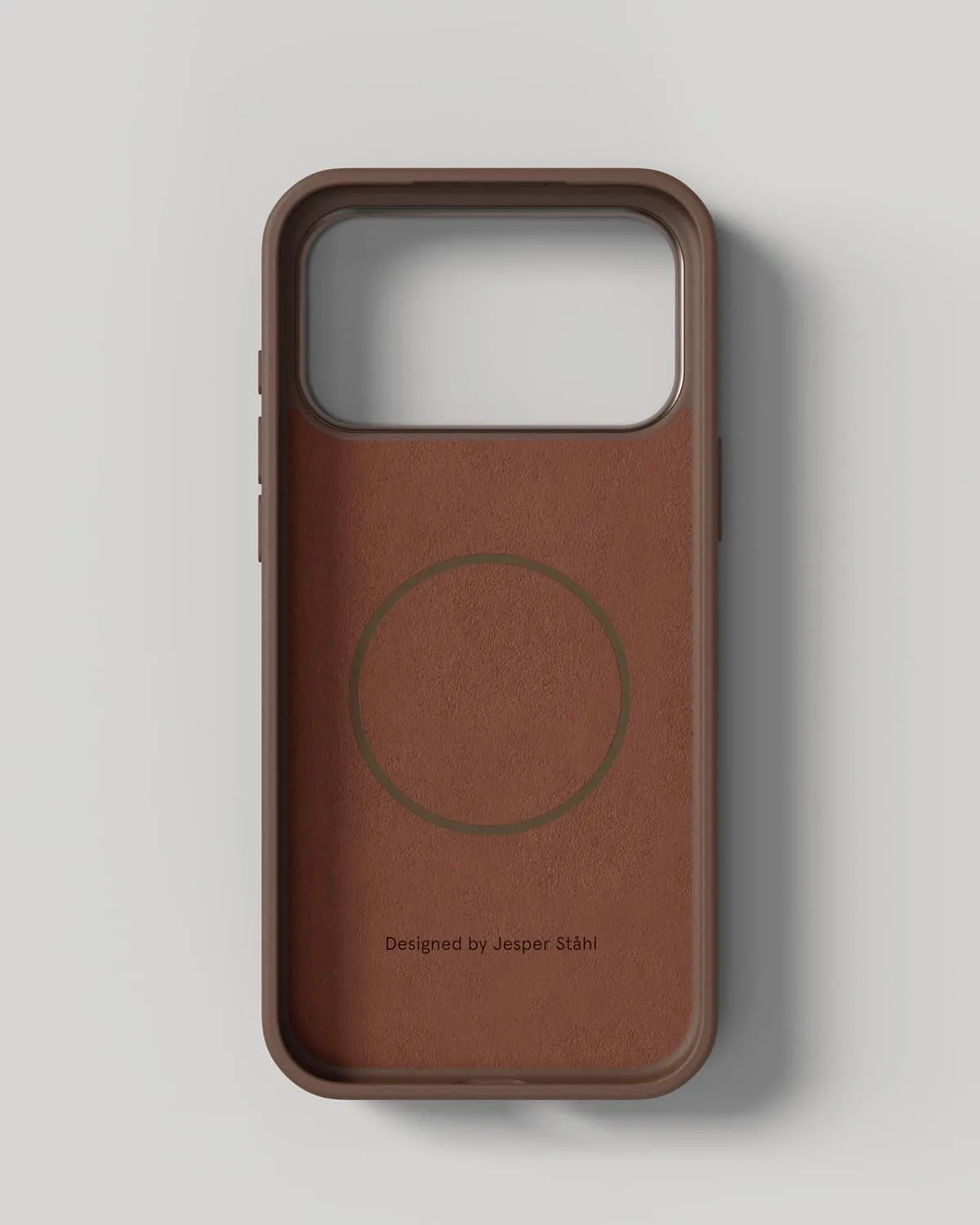 Nudient Bold Case cover iPhone 17 Pro Max marrone MagSafe