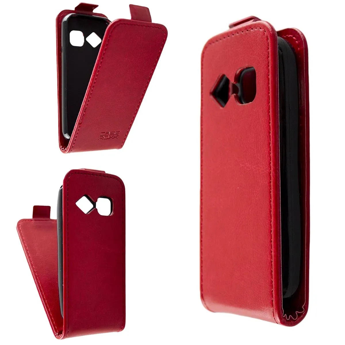 caseroxx Easyfone Prime-A5 flip cover nera magnetica