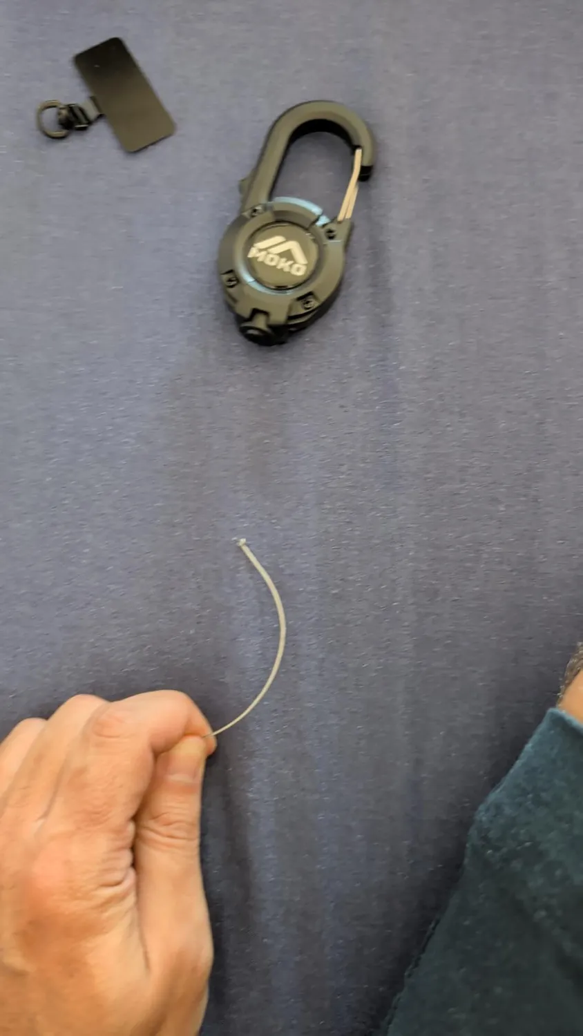 MoKo laccetto telefono antifurto acciaio retrattile bloccabile