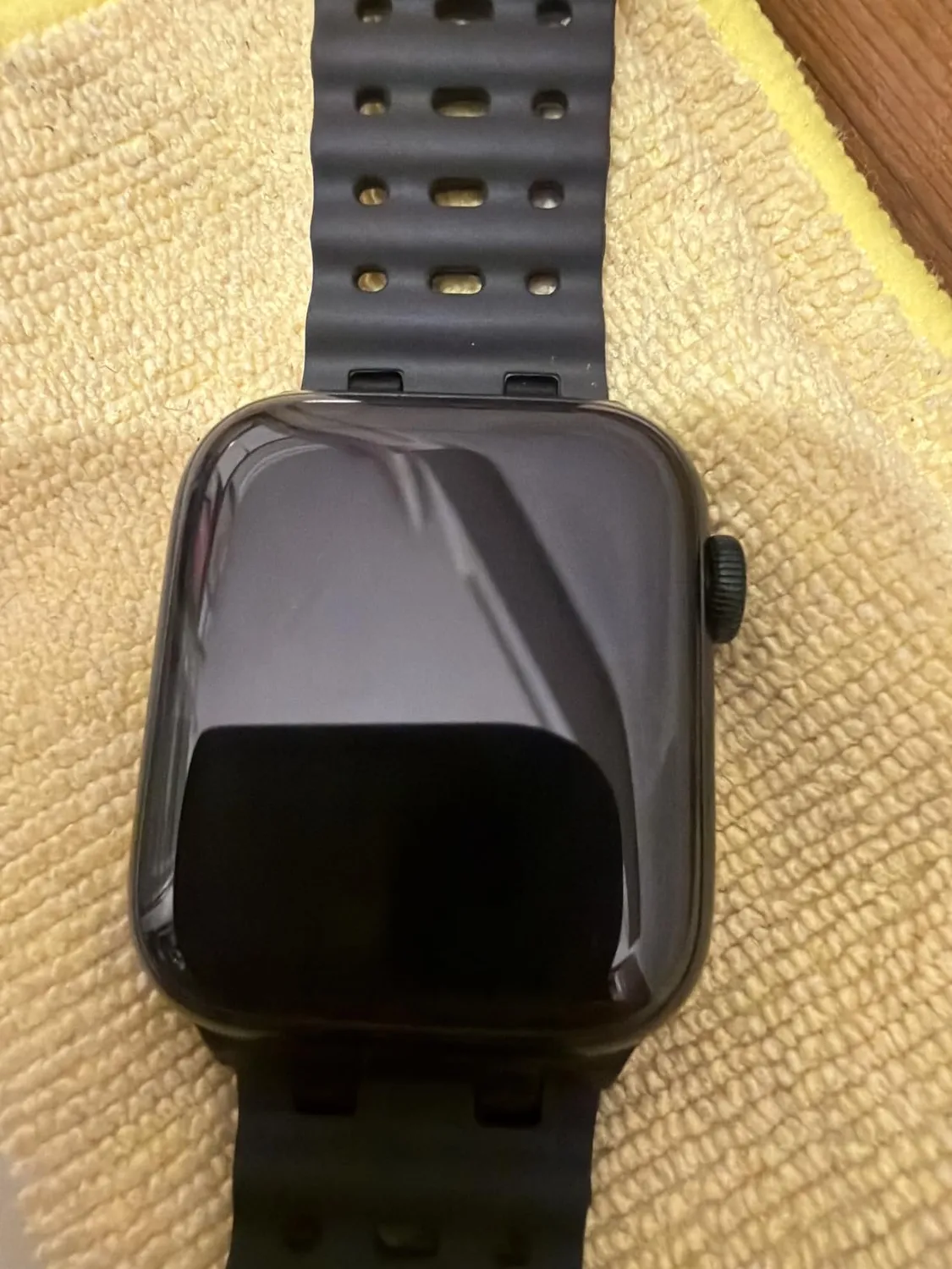 MoKo Ocean Apple Watch 49mm cinturino nero impermeabile