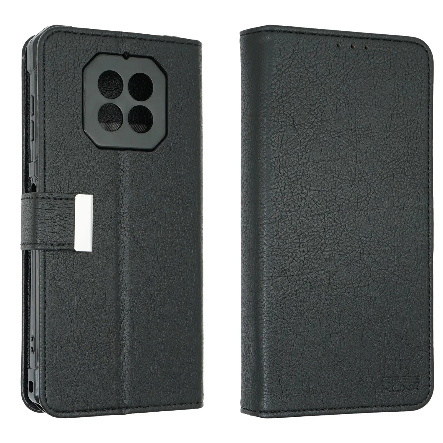 caseroxx Bookstyle Custodia Libro Cubot KingKong ES 3 Nero Tasche