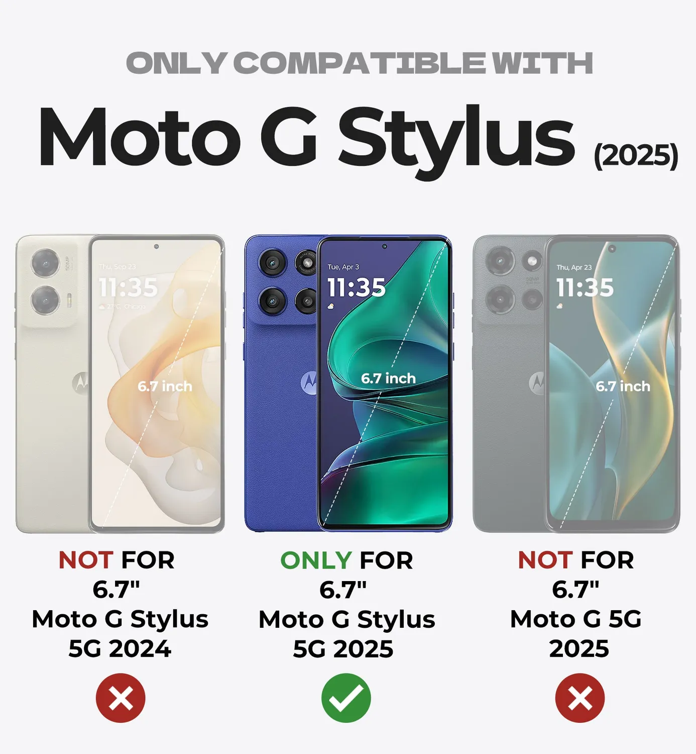 Dexnor Moto G Stylus 5G 2025 cover nera anturto