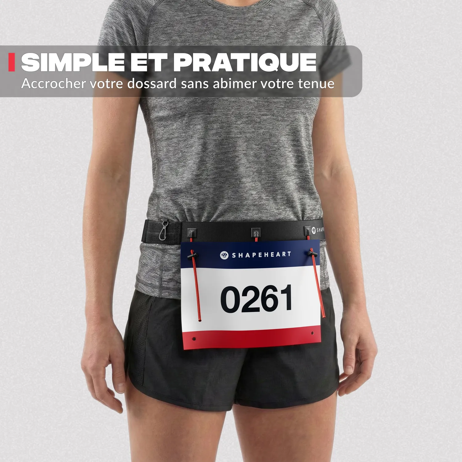 Shapeheart Run Cintura Porta Pettorale Running Ultraleggera