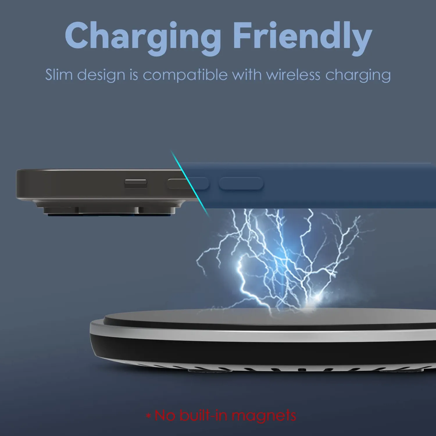 CloudValley iPhone 14 Pro cover silicone blu fotocamera