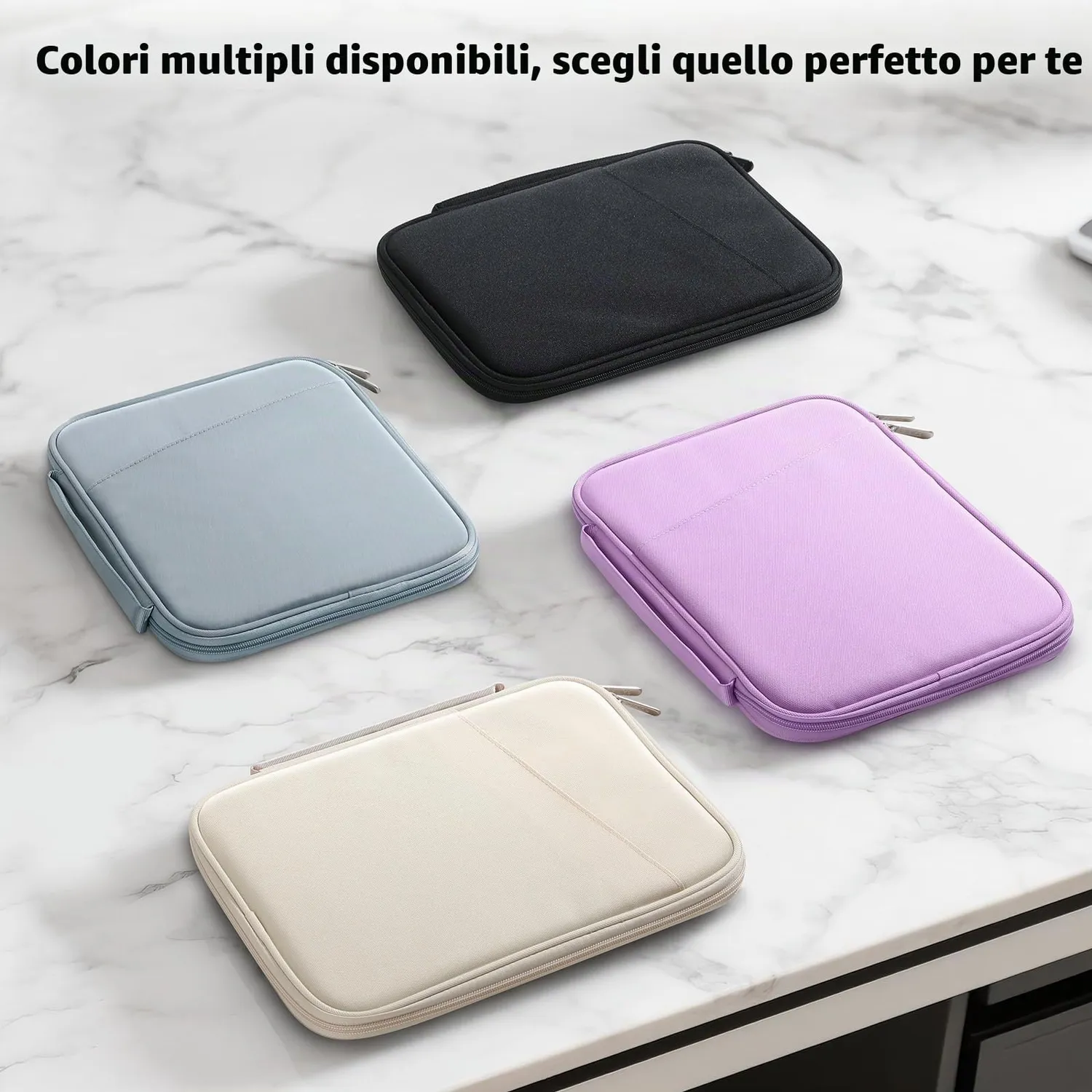 MoKo Borsa Tablet 9-11 Pollici con Maniglia Nero
