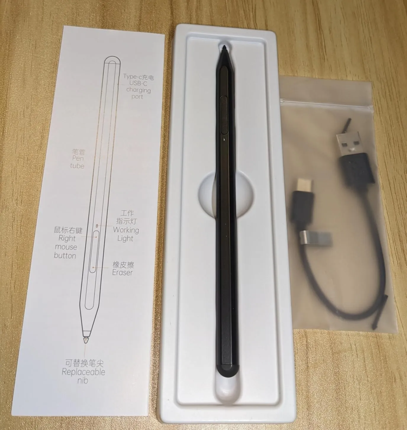MoKo Surface Pro penna stylus Type-C 1024 livelli