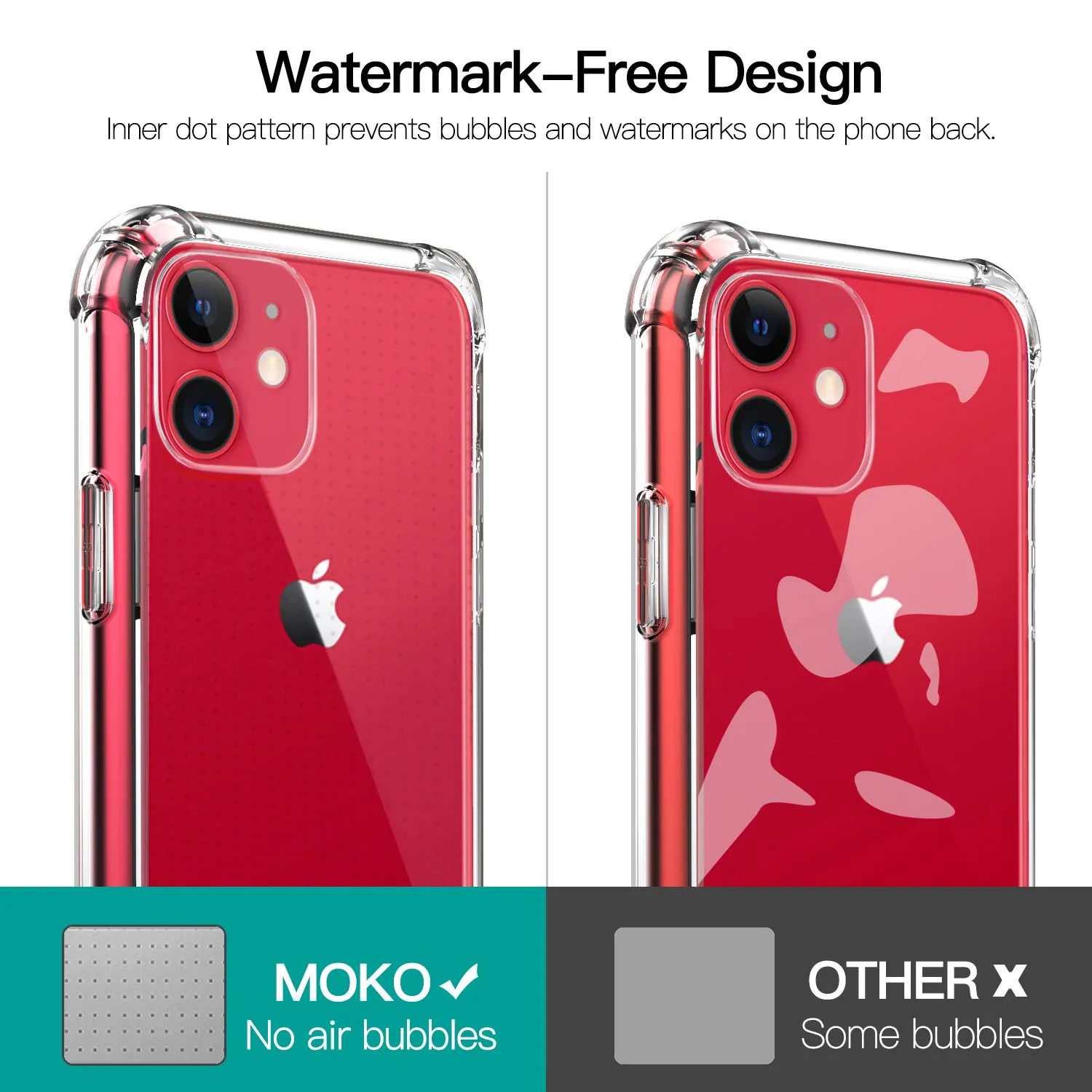 MoKo Cover iPhone 11 6.1" Trasparente Antiurto