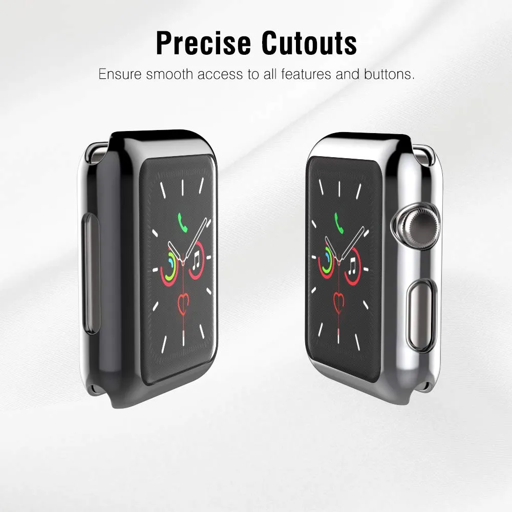 MoKo Cover iWatch 40mm 3 Pezzi Nera antiurto