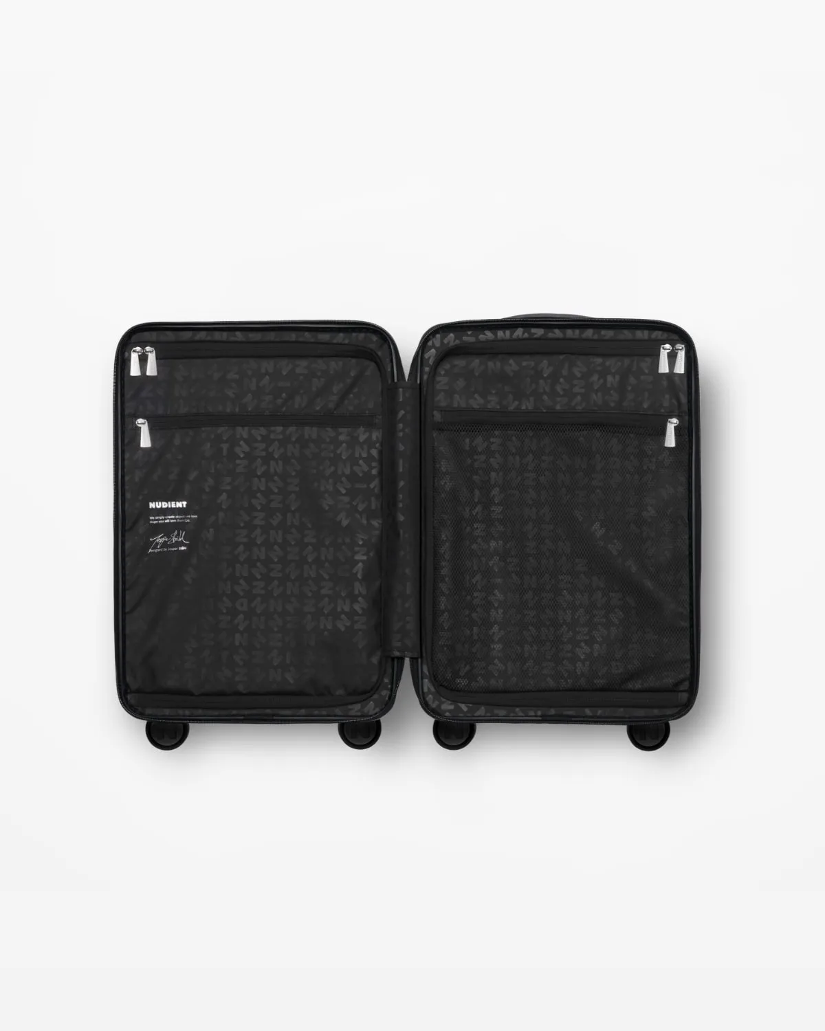 Nudient Bold Cabin Bag trolley cabina Charcoal Black leggero